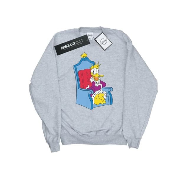 Disney Mens Donald Duck King Donald Sweatshirt