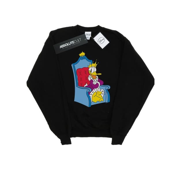 Disney Mens Donald Duck King Donald Sweatshirt
