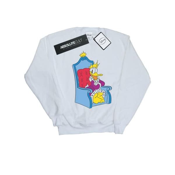Disney Mens Donald Duck King Donald Sweatshirt