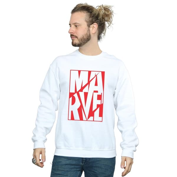 Marvel Herr Portrait Logo Sweatshirt