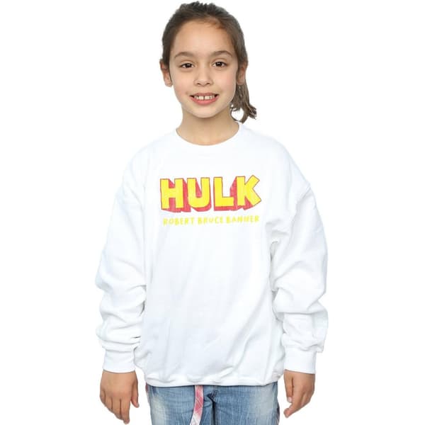 Marvel Hulken AKA Robert Bruce Banner-tröja för flickor