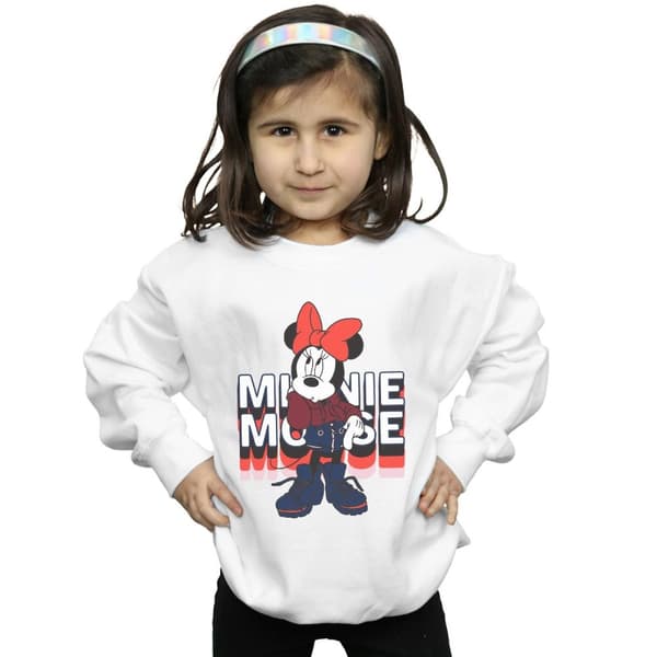 Disney Girls Minnie Mouse In Hoodie Sweatshirt