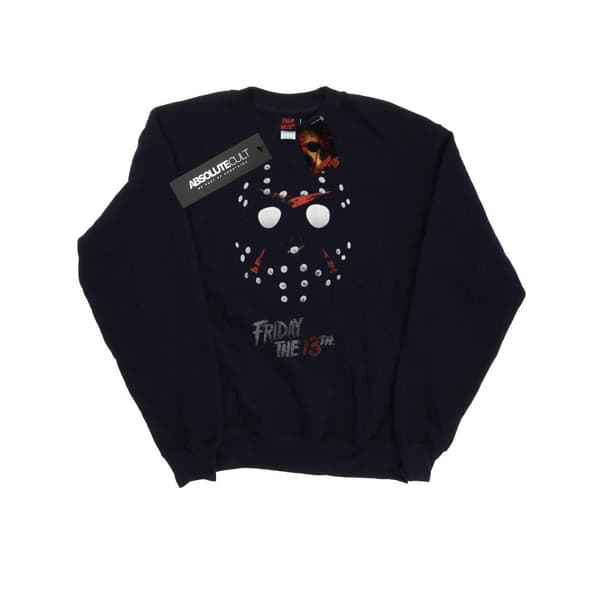 Friday 13th Tröja med Jason-hockeymask för damer/damer Black L