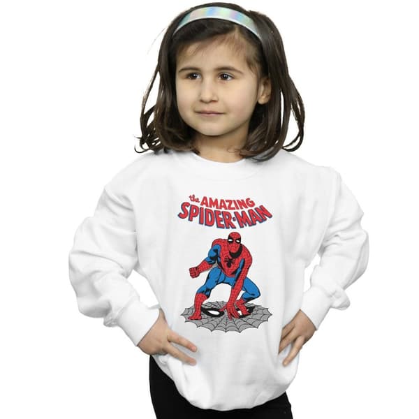 Marvel Girls The Amazing Spider-Man Sweatshirt