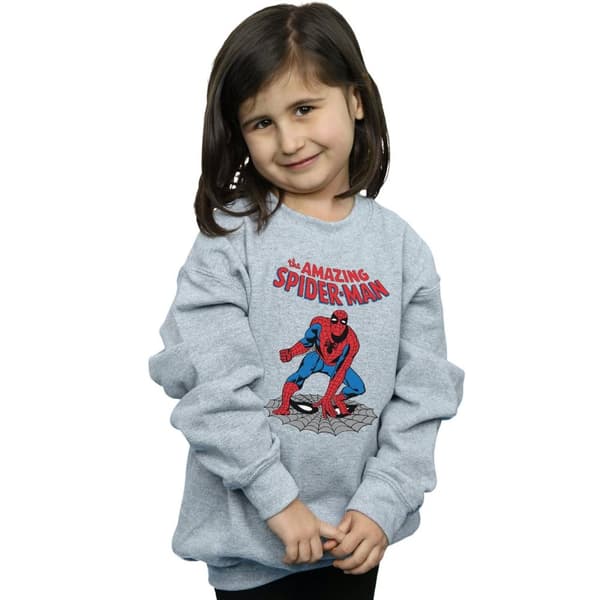Marvel Girls The Amazing Spider-Man Sweatshirt