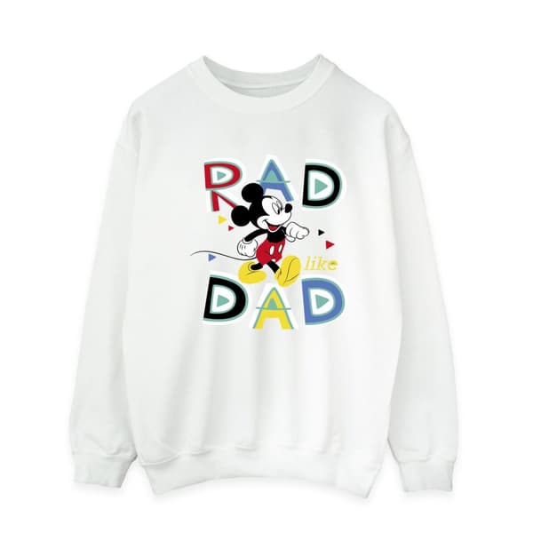 Disney Mens Mickey Mouse Rad Dad Sweatshirt