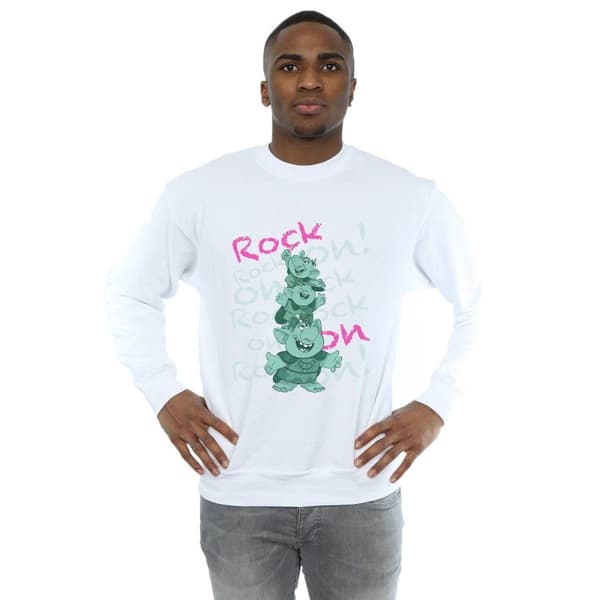 Disney Mens Frozen Trolls Rock On Sweatshirt