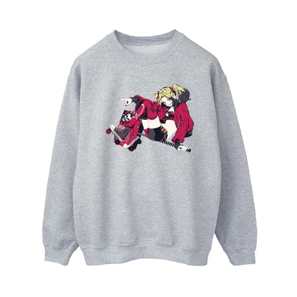 DC Comics Dam/Tjej Harley Quinn Rullskridskor Sweatshirt