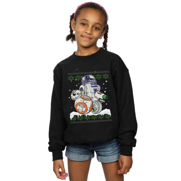 Star Wars Girls The Rise Of Skywalker Rolling This Christmas Sweatshirt