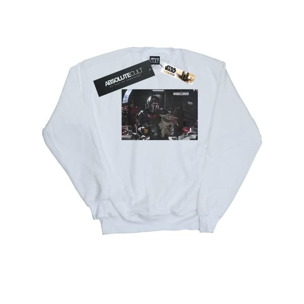 Star Wars Boys The Mandalorian Mando And Co-Pilot Sweatshirt