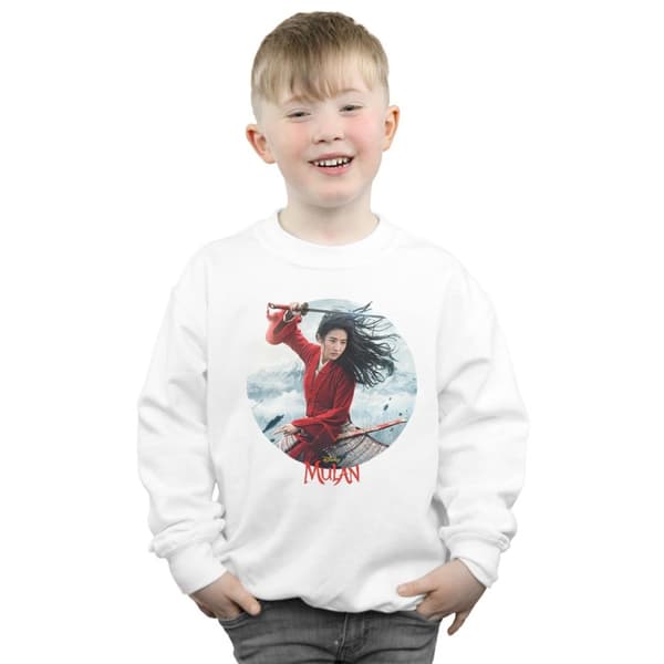 Disney Boys Mulan Movie Sword Poster Sweatshirt