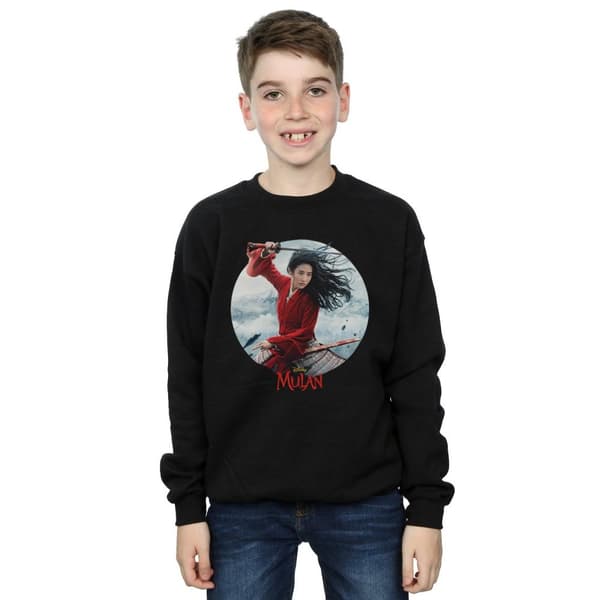 Disney Boys Mulan Movie Sword Poster Sweatshirt