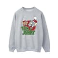 Miniatyrbilde 1 av 3: Tom And Jerry Mens Christmas Hat Logo Sweatshirt