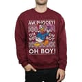 Miniatyrbilde 3 av 5: Disney Mens Donald Duck Christmas Fair Isle Sweatshirt