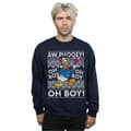 Miniatyrbilde 2 av 5: Disney Mens Donald Duck Christmas Fair Isle Sweatshirt