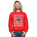 Miniatyrbilde 2 av 5: Disney Mens Donald Duck Christmas Fair Isle Sweatshirt