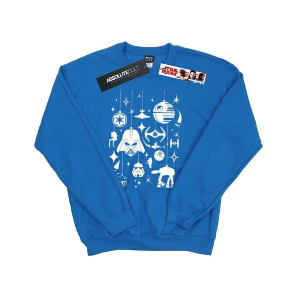 Star Wars Sweatshirt med juldekorationer, herr
