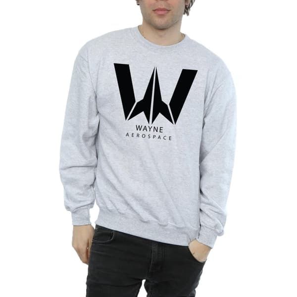 DC Comics Mens Justice League Movie Wayne Aerospace Sweatshirt