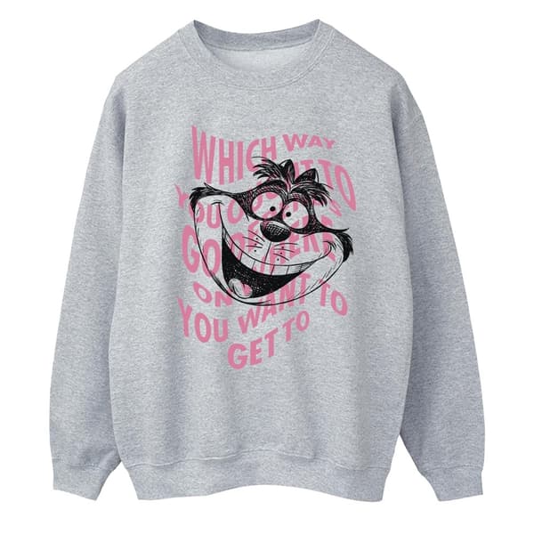 Disney Herr - Alice i underlandet - Chesire katt-tröja Sports Grey L