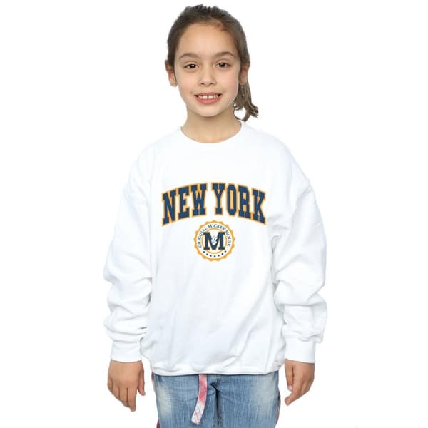 Disney Girls Mickey Mouse New York Seal Sweatshirt