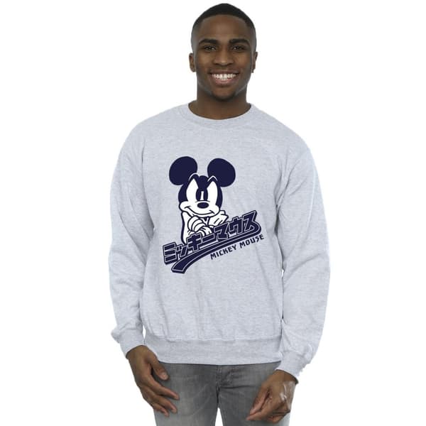 Disney Mens Mickey Mouse Japanese Sweatshirt