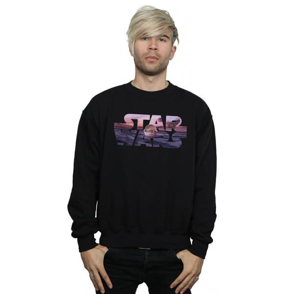 Star Wars Mens The Mandalorian The Child Logo Sweatshirt