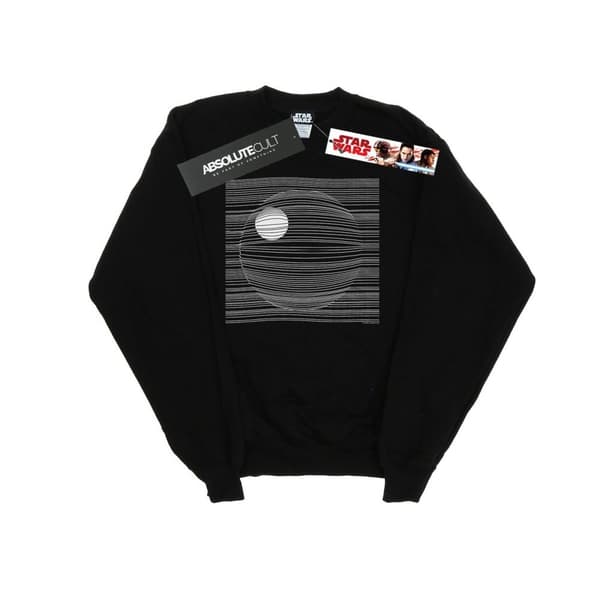 Star Wars Womens/Ladies Death Star Lines Sweatshirt Black S
