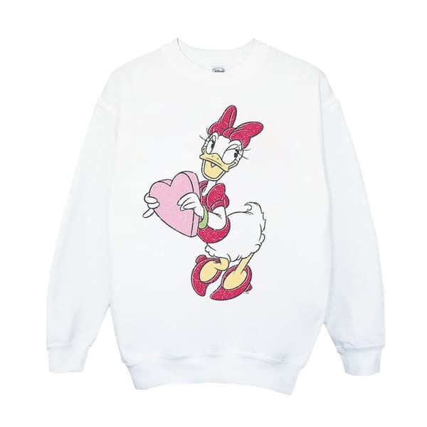 Disney Daisy Duck Love Heart - Sweatshirt - Herrar
