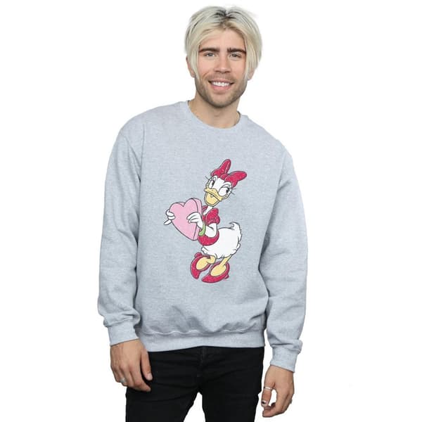 Disney Daisy Duck Love Heart - Sweatshirt - Herrar