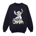 Miniatyrbillede 1 af 4: Disney Mens Lilo And Stitch Ohana Graffiti Sweatshirt