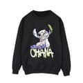 Miniatyrbillede 1 af 3: Disney Mens Lilo And Stitch Ohana Graffiti Sweatshirt