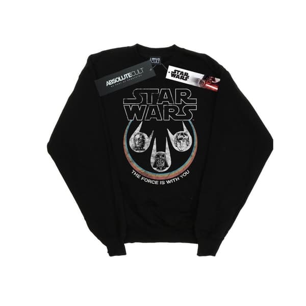 Star Wars Womens/Ladies Retro Heads Sweatshirt