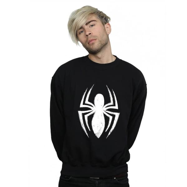 Marvel Mens Spider-Man Ultimate Spider Logo Sweatshirt