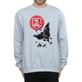 Miniatyrbilde 3 av 5: DC Comics Mens Justice League Movie Batman Moon Leap Sweatshirt