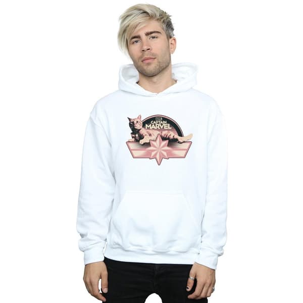 Marvel Mens Captain Marvel Chillin Goose Hoodie