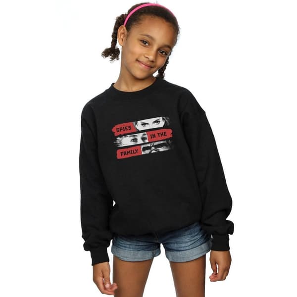 Marvel Girls Black Widow Movie Spies In The Family Sweatshirt