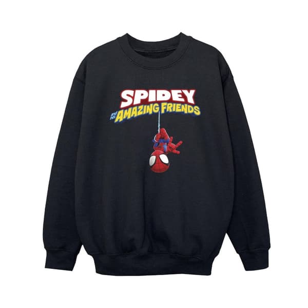 Marvel Pojkar Spider-Man - hängande upp och ner-tröja