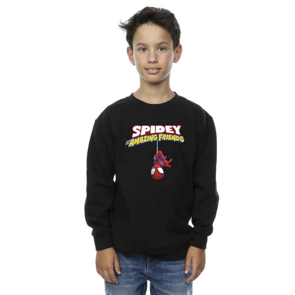 Marvel Pojkar Spider-Man - hängande upp och ner-tröja