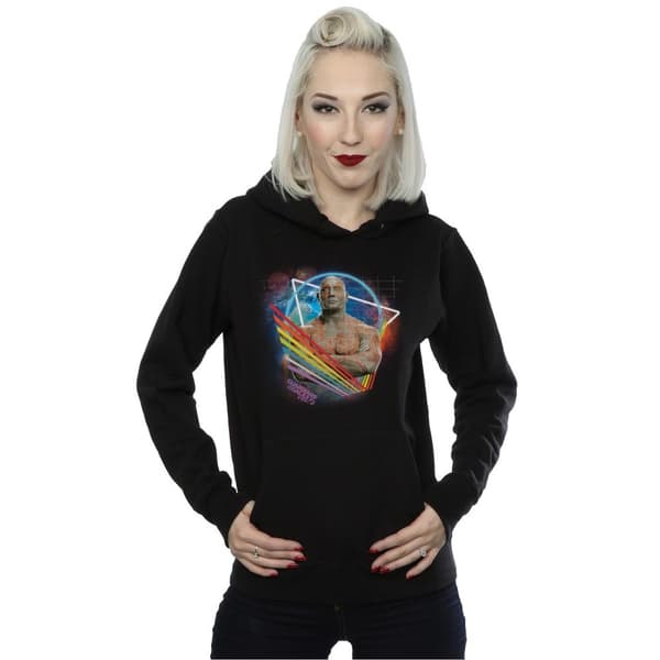 Marvel Guardians Of The Galaxy Neon Drax huvtröja - dam/dam