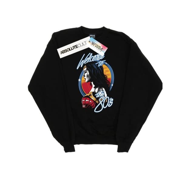 DC Comics Mens Wonder Woman 84 Welcome To The 80s Sweatshirt