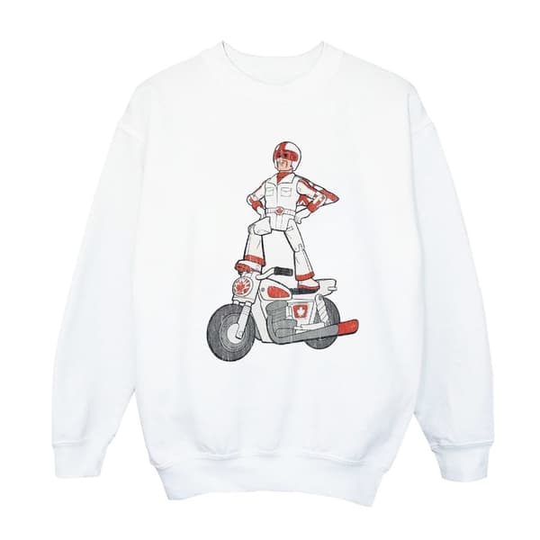 Disney Toy Story 4 Duke Caboom Pose-tröja för flickor White 12-13 Years