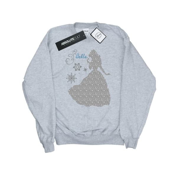 Disney Princess Mens Belle Christmas Silhouette Sweatshirt