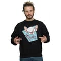 Miniatyrbilde 2 av 3: Animaniacs Mens The Brain Mugshot Sweatshirt