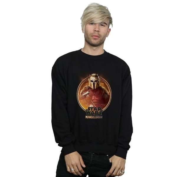 Star Wars Mens The Mandalorian The Armorer Framed Sweatshirt