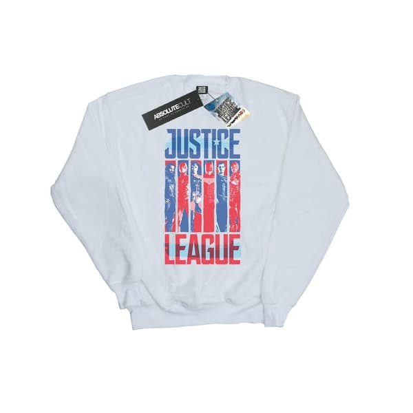 DC Comics Dam/Tjej - Justice League Movie Team Flag Sweatshirt
