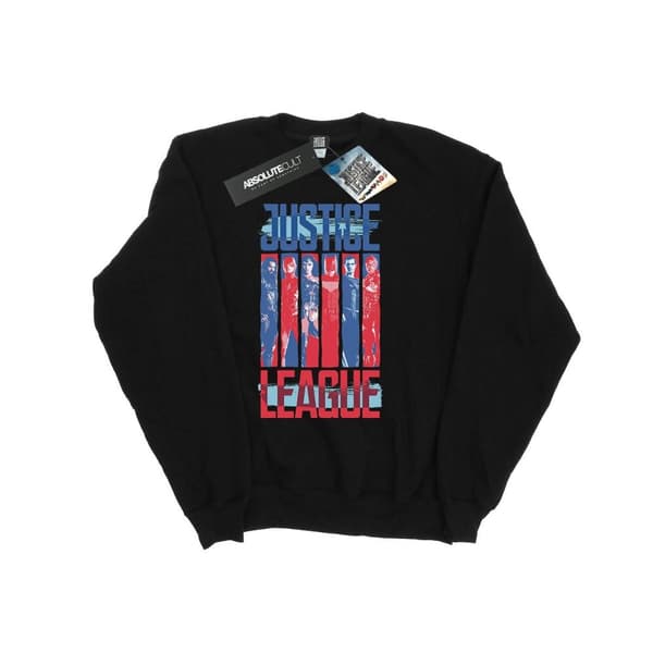 DC Comics Dam/Tjej - Justice League Movie Team Flag Sweatshirt