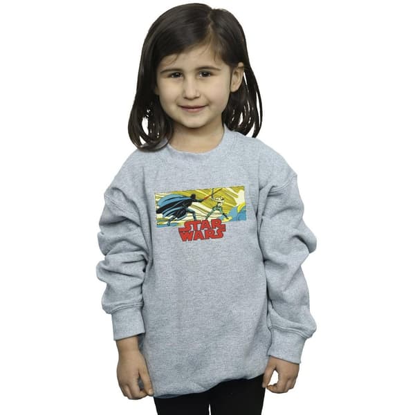 Star Wars Sweatshirt med Luke och Vader i serietidningar för flickor