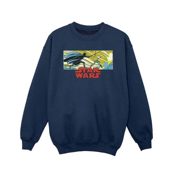 Star Wars Sweatshirt med Luke och Vader i serietidningar för flickor