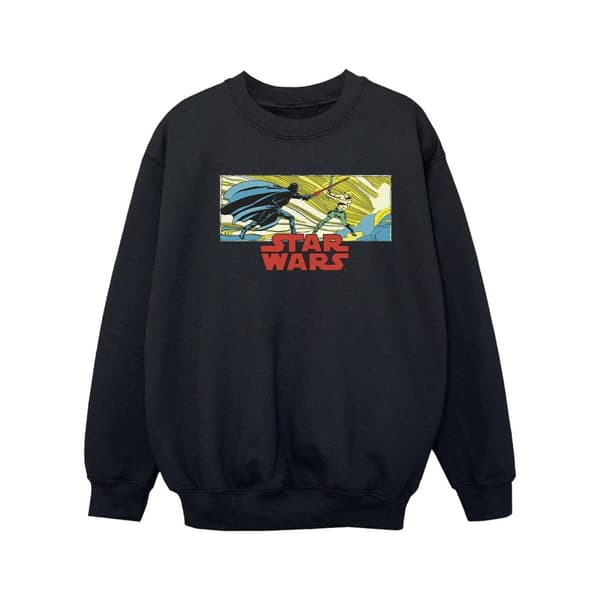 Star Wars Sweatshirt med Luke och Vader i serietidningar för flickor