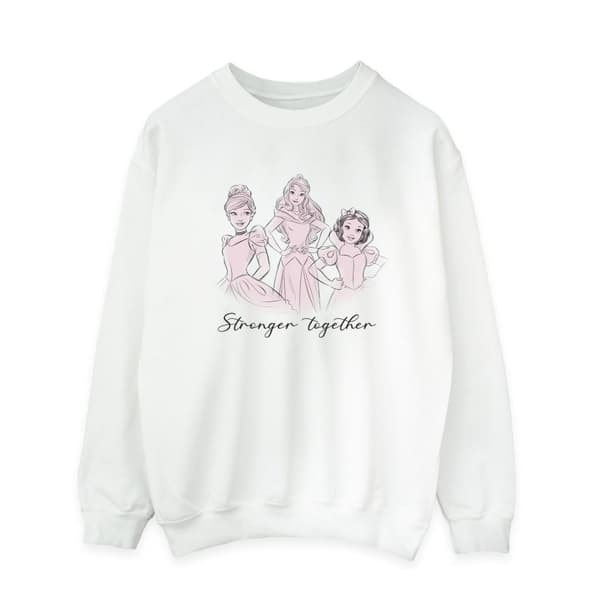Disney Mens Princesses Stronger Together Sweatshirt